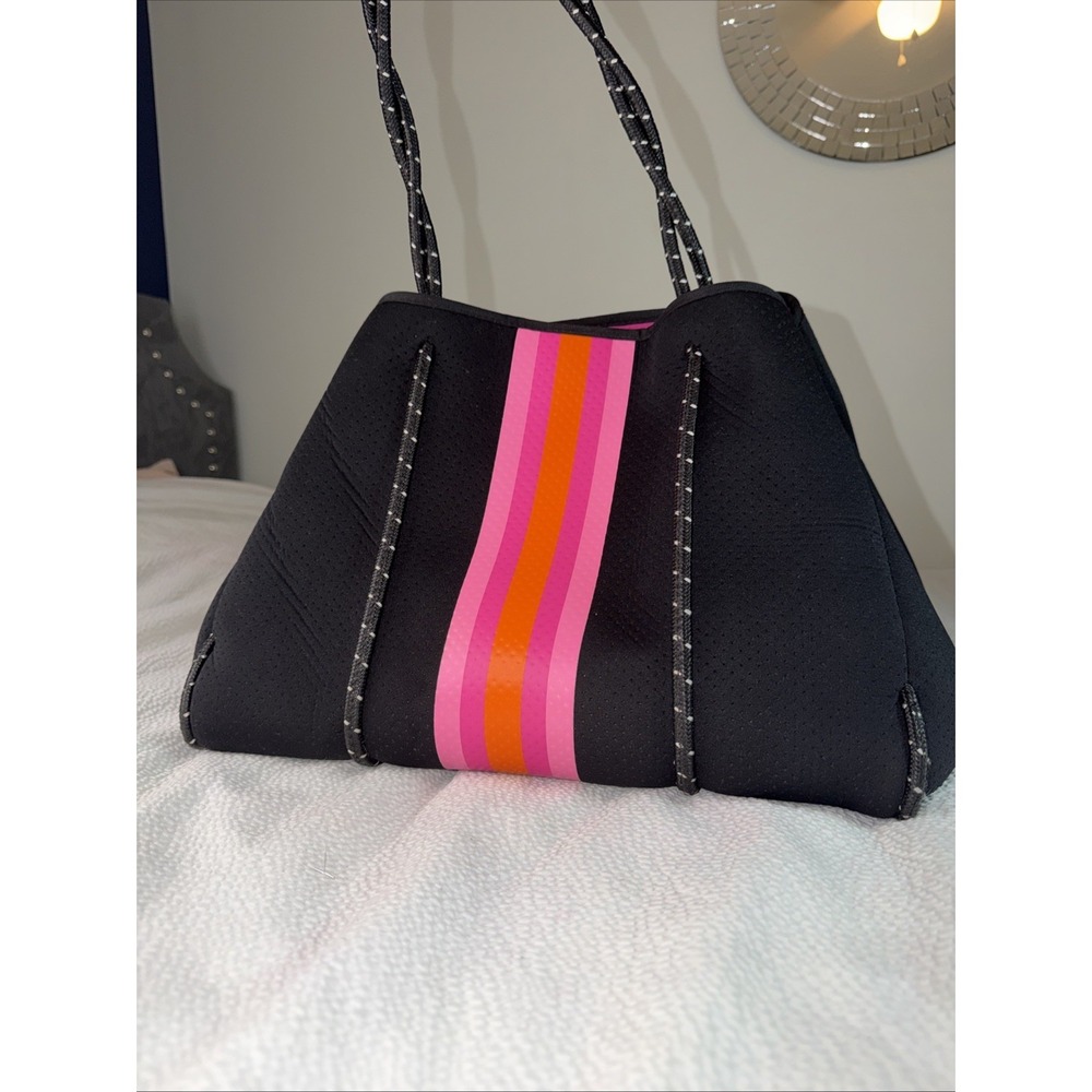 Large Neoprene Tote Bag Multipurpose Beach Bag with Inner Pocket for Women